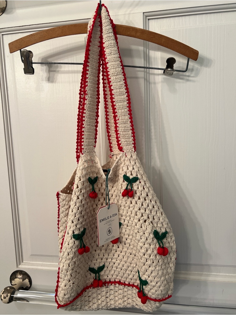 Emile et Ida Crochet Cherry 🍒 Bag